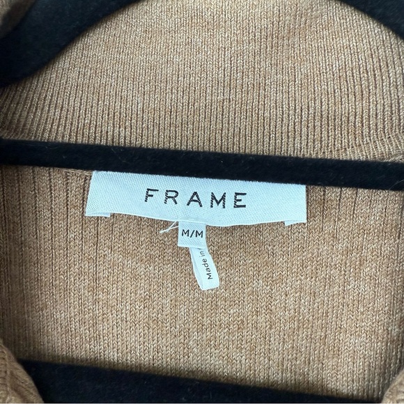 Frame Brown Ribbed Button-Up Cardigan - Picture 2 of 3